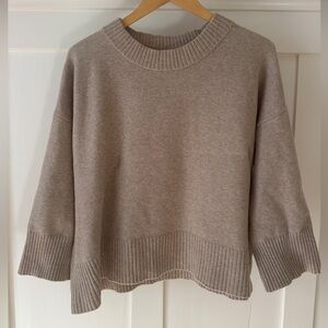 Faherty Taupe Women’s Sweater | sz XL | Good Condition